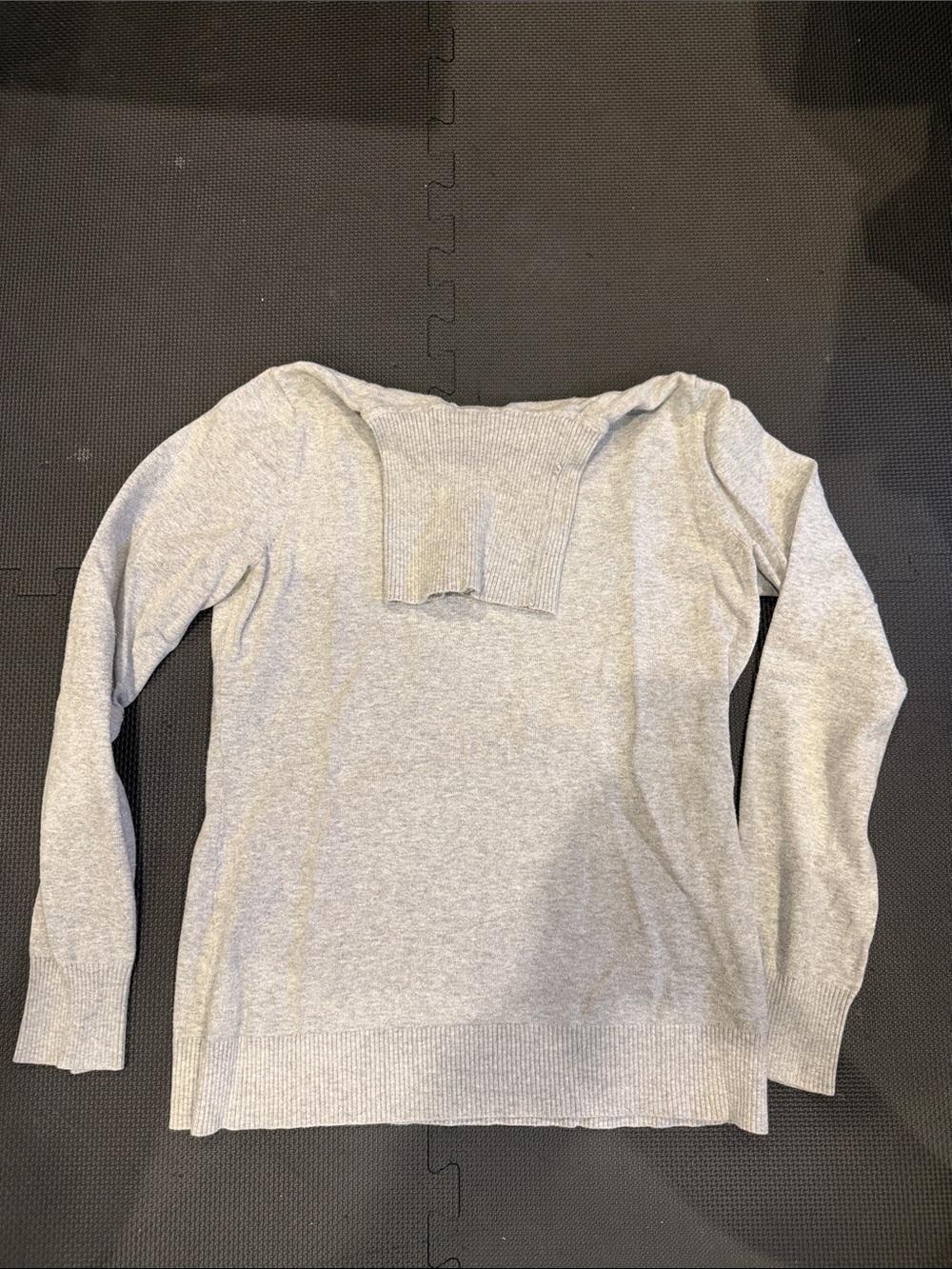 Light Gray Women’s Knit Turtleneck Sweater